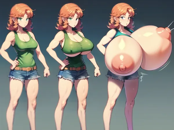 AIは、最高の品質、完璧な顔、そして完璧な手でpornographicショートストーリーを生成しました。 主人公は、緑の目と小さな女性の体と小石のアイリッシュの 赤毛でした。 彼女は非常に短い髪、アラバスターの皮膚、および入れ墨を持っていた