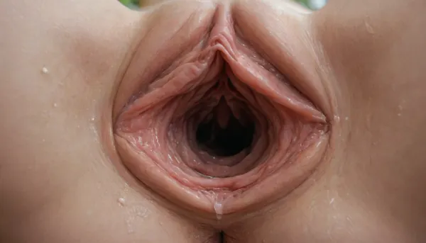 young 18 woman, open pussy, decorated with flowers, close-up beauty, (highly wet fucked pussy), (hard clit), (extreme gaping cumfilled vagina:1.5)