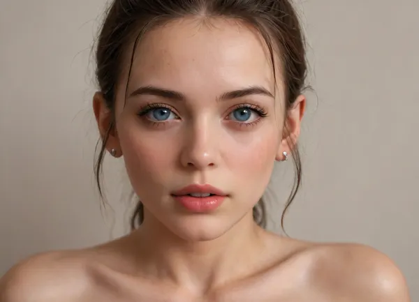 Mulher de 18 anos, rosto sardento, abrindo as pernas e gozando com muito tesão. Uma modelo de pele clara é apresentada nua, com as pernas abertas e baixadas na cama, inspirado nos designs complexos e intrincados de Iris van Herpen e no estilo futurista de Ross Lovegrove. Ela está completamente nua. Contra um fundo branco imaculado, a imagem foca fortemente na modelo, enfatizando os detalhes de seus seios realmente minúsculos. Ela usa um piercing preto no nariz e bricos grandes nas orelhas. Ela está feliz. A renderização busca um efeito hiperdetalhado e de alta resolução, empregando técnicas para alcançar uma aparência fotorrealista e hiper-realista que captura as texturas finas e as sutilezas dos materiais e do design., plano, peitoral, <lora:bdsm_SDXL_1_:.5>, <lora:sexmachine_XL_0_:.5>, <lora:lactation_XL_0_:.5>, <lora:flat_chested_v3.5:.5>
