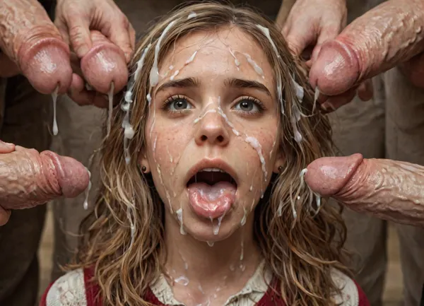 (detail Hermione Granger face), realistic cum, (cum on clothes), cum on, (Cum flows:1.5), (cum on body), cum on hair, (cum on face), bukkake, ((Clothes and body covered with semen)), (mouth wide open:1.4), (mouth filled with cum:1.5), beautiful face, (cum on hair:1.3), young adult woman, (detail thick white cum on hair), (detail thick white cum on face), (huge dick), (creamy deep deepthroat:1.1), (extreme oral sex:1.4), (huge massive white dick:1.4), (cum), (hands holding hair), Hermione_Granger, <lora:Hermione_Granger:2>, <lora:detailed_notrigger:2>, <lora:677862_training_data:2>, <lora:LCMTurboMix_Euler_A_fix:2>, <lora:JuggerCineXL2:2>