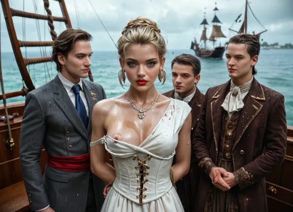 Bound by destiny: the resilient blonde amidst the raging sea - a glimpse into gabbie carter's perilous journey