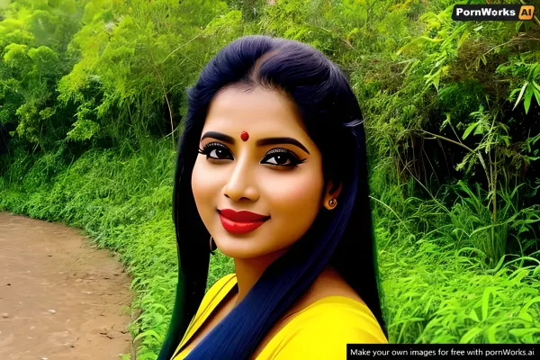 A woman with yellow hair and green eyes received an AI-generated picture of herself, which made her feel special and loved by the AI
