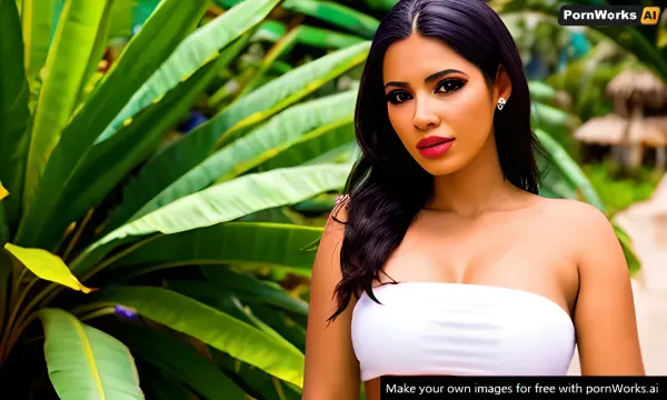 A beautiful San Cristbal Venezuela woman with a stunning array of colors
