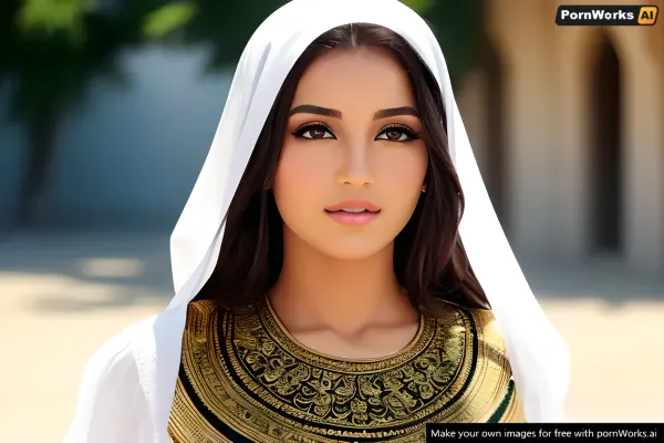 A beautiful woman sat in front of her computer, typing away at the keyboard. She was wearing a white blouse and green skirt, with yellow and black stripes running down the sides. Her hair was pulled back into a tight bun, revealing her smooth