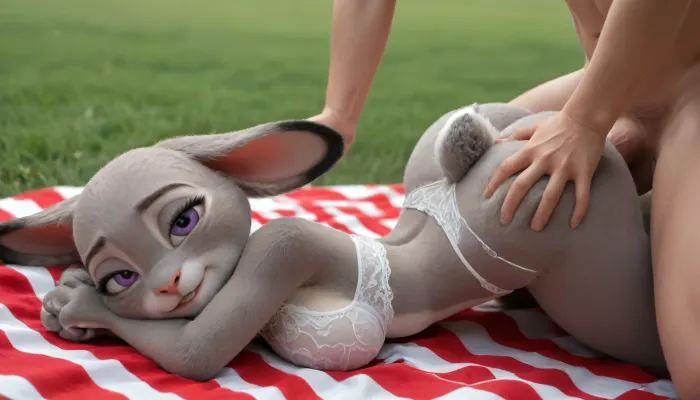 जूडी hopps' मोहक पिकनिक: बड़े पैमाने पर पक्ष स्तनों और छिपा इच्छाओं की एक कहानी