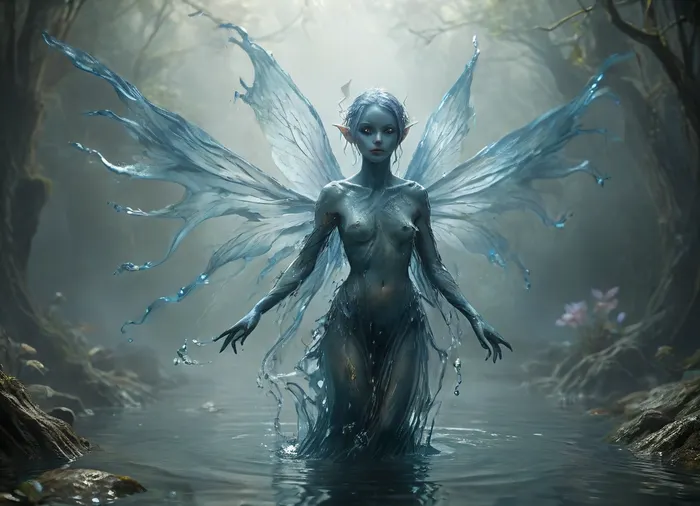 20000458.0, Super original fictional unreal fairy creatures. Cute or terrible, in other ways. Fantasy.
Fictional, unreal, fairy-tale creatures. Creatures cute or horrible, different. Fantasy. Artists' fantasies., biblaccurang, angelic, creature, biblically, accurate, angel, wraith, transparent, blue, made, of, water, <lora:biblaccurang_lora_sdxl:1.5>, <lora:RPGWraithXL:2>, <lora:681678_training_data:1>, <lora:MJ52:1.5>, <lora:EnvyElementalWaterXL01:1>