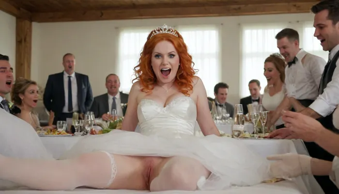 A bizarre wedding night: a glimpse into an unconventional reception