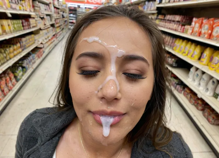 Amidst the spill: a tale of grace and unforeseen humor in a crowded supermarket