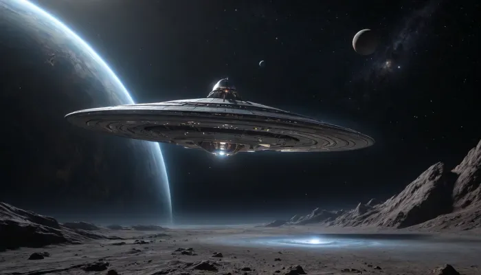 A man among the stellar architecture: a 8k ultra-detailed spacesuit odyssey
