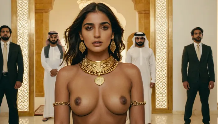 A 23-year-old California woman was sold as a slave in Dubai, where she was put up for sale and auctioned off to wealthy Saudi sheiks. The woman was naked and restrained in golden shackles and collars, her fate