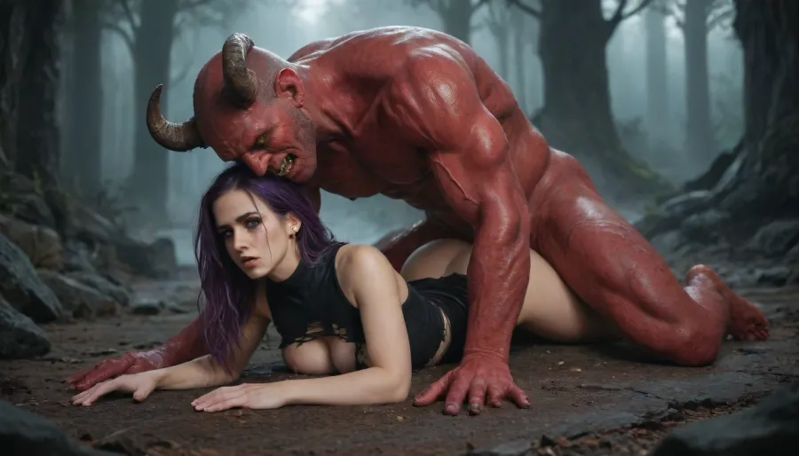 Infernal egemenliği: Succubus'un ritüel dansı cehennemin derinliklerinde